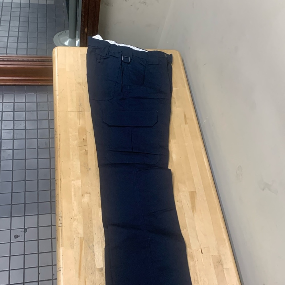 Blue cargo pants